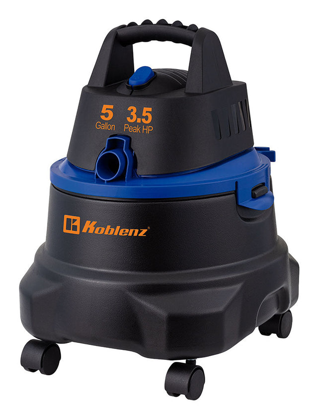 Koblenz 00-5776-0 aspiradora 18.9 L Aspiradora de tambor Seca y húmeda Bolsa para el polvo, Negro, Azul