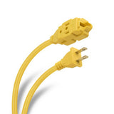 Steren EXT-2X16-3AM cable de transmisión Amarillo 3 m