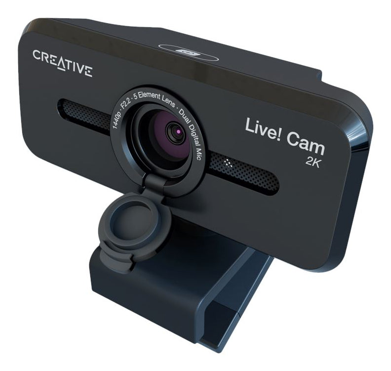 Creative Labs Creative Live! Cam Sync V3 cámara web 5 MP 2560 x 1440 Pixeles USB 2.0 Negro, Quad HD, 30 fps, 540p