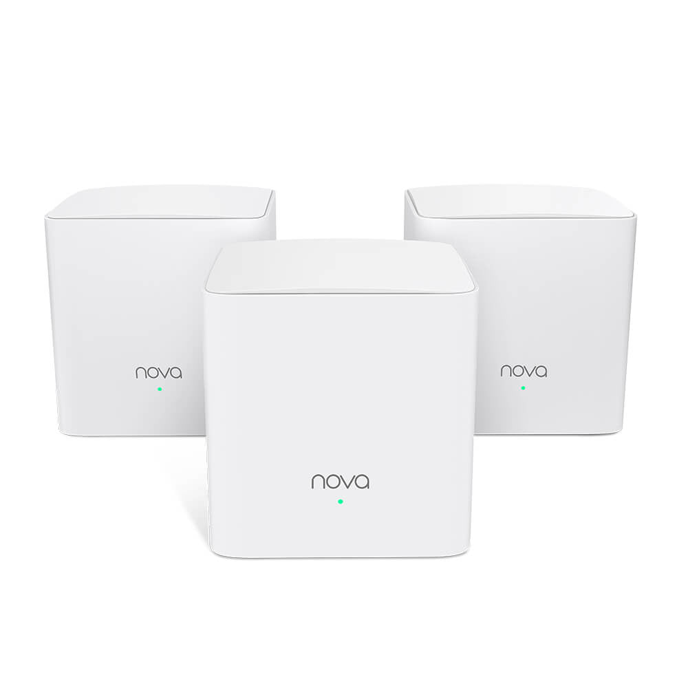 Tenda NOVA MW5G(3-PACK) sistema wi-fi de malla Doble banda (2,4 GHz / 5 GHz) Wi-Fi 5 (802.11ac) Blanco 2 Interno