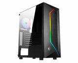 MSI MAG VAMPIRIC 100R carcasas ordenador Plástico, Acero Midi Tower PC Negro