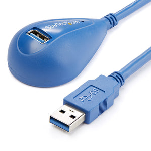 StarTech.com Cable de 1,5m Extensión Alargador USB 3.0 SuperSpeed Dock de Sobremesa - Macho a Hembra USB A Cable USB 3.2 Gen 1 (3.1 Gen 1) USB A USB A Macho