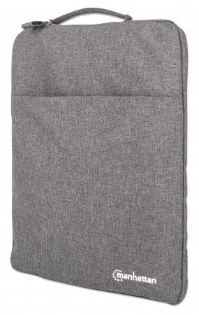 Manhattan Funda para portátil Seattle 15,6", gris, acolchada, interior extra suave, compartimento pr