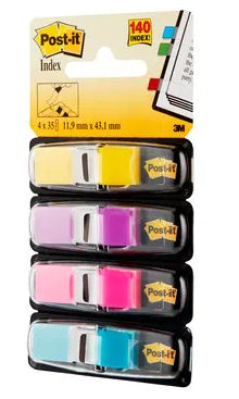 Post-It 683-4AB bandera autoadhesiva 35 hojas, Colores variados | Banderas autoadhesivas