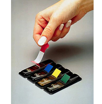Post-It 683-4AB bandera autoadhesiva 35 hojas, Colores variados | Banderas autoadhesivas