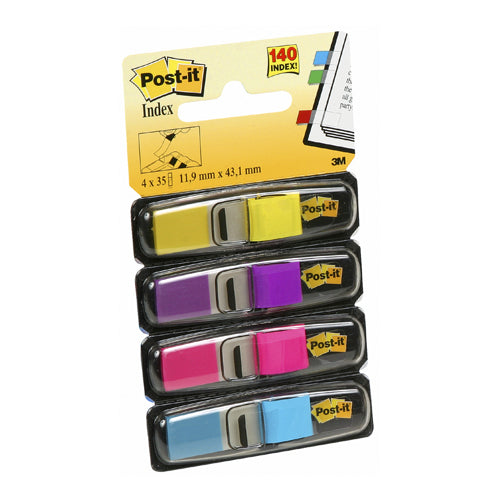 Post-It 683-4AB bandera autoadhesiva 35 hojas, Colores variados | Banderas autoadhesivas