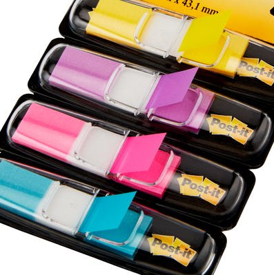 Post-It 683-4AB bandera autoadhesiva 35 hojas, Colores variados | Banderas autoadhesivas
