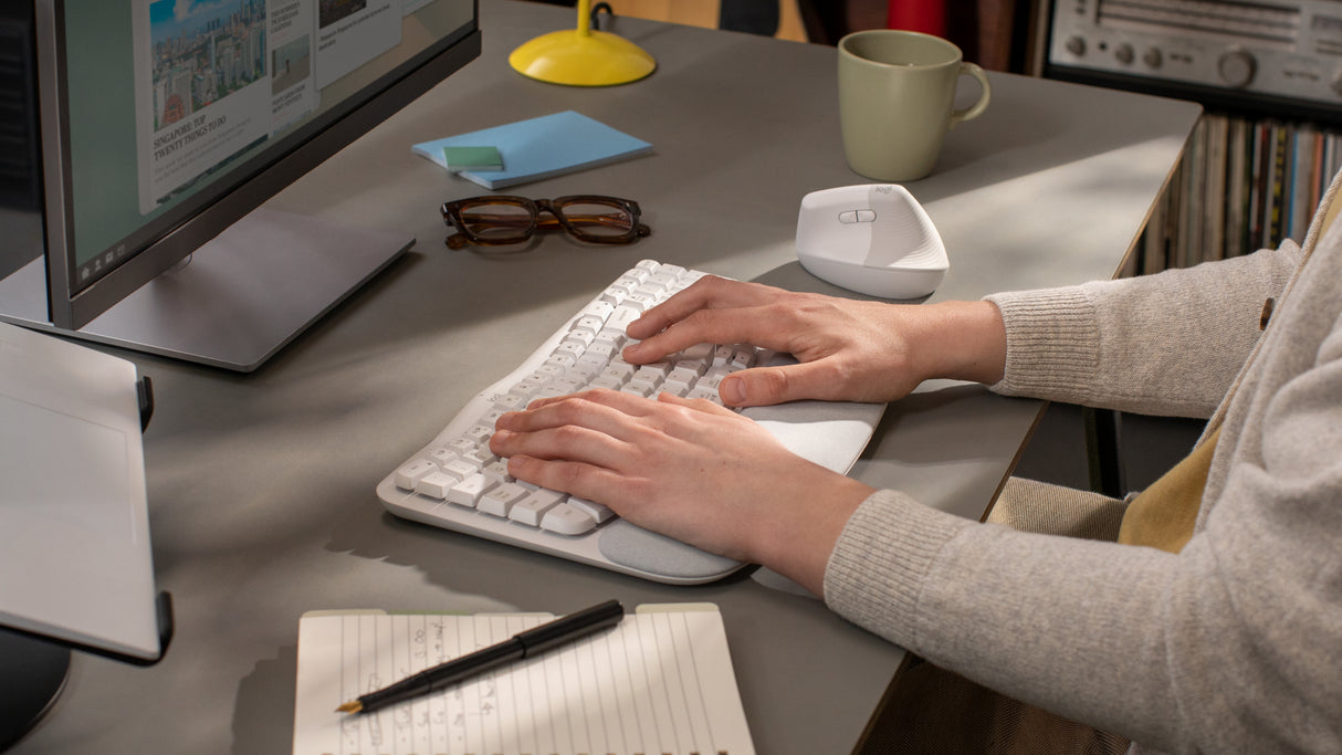Logitech 920-012279 Teclado Oficina Inalámbrico RF Wireless + Bluetooth Interruptor de membrana