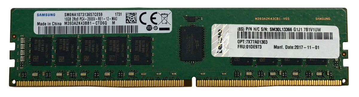 Lenovo 4X77A08632 Memoria RAM 16 GB 1 x 16 GB DDR4 3200 MHz