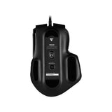 Game Factor MOG602-BK ratón Juego Diestro USB tipo A Opto-mecánica 19000 DPI, Negro
