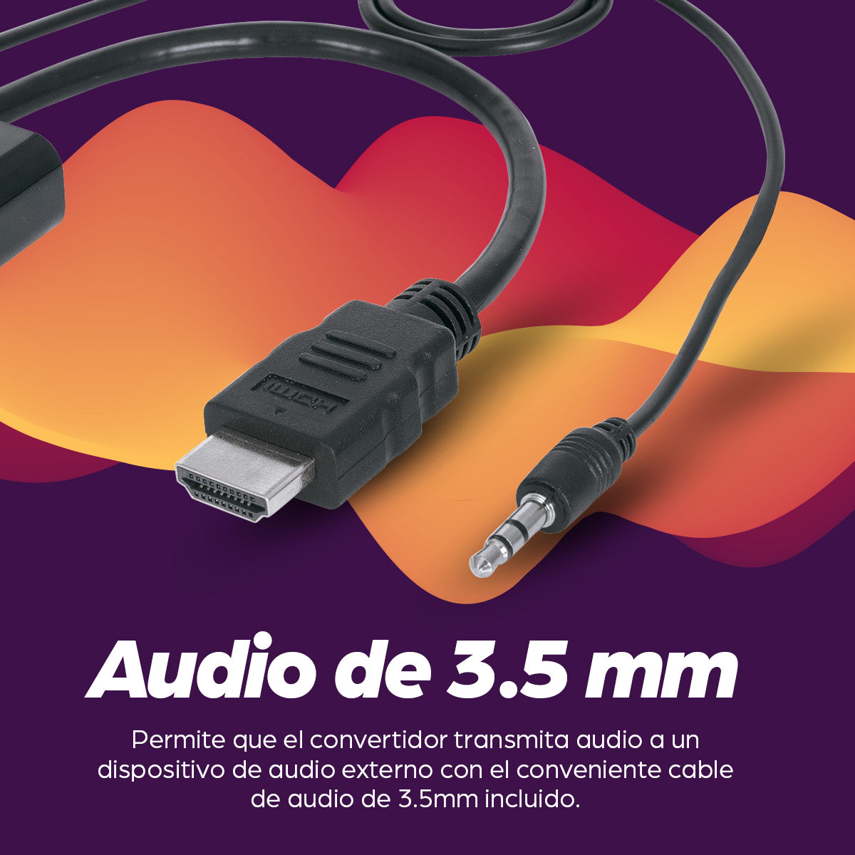 Manhattan Convertidor HDMI a VGA Cable Derecho Derecho Níquel/dorado 0,3 m