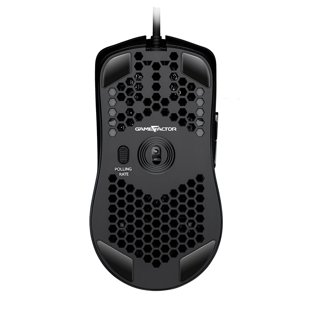 MOUSE VORAGO GAME FACTOR MOG501 OPTICO 6200 DPI 7 BOTONES ULTRALIGHT RGB