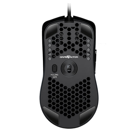 MOUSE VORAGO GAME FACTOR MOG501 OPTICO 6200 DPI 7 BOTONES ULTRALIGHT RGB