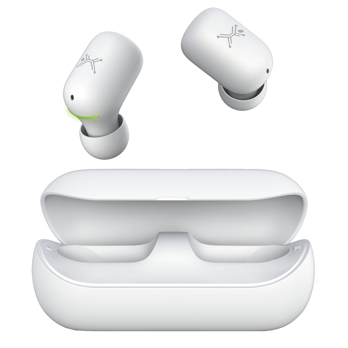 Perfect Choice PC-116837 Audífonos Inalámbrico Intra auditivo Llamadas/Música Bluetooth Blanco, 20 - 20000 Hz