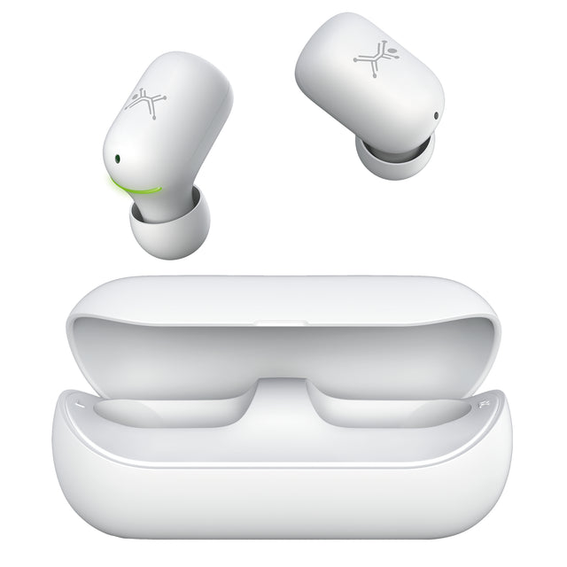 Perfect Choice PC-116837 Audífonos Inalámbrico Intra auditivo Llamadas/Música Bluetooth Blanco, 20 - 20000 Hz