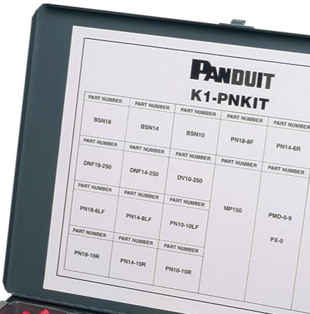 Panduit K1PNKIT conector Terminal Azul, Rojo, Blanco, Amarillo