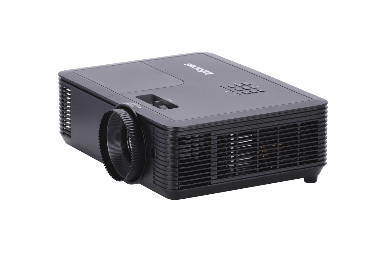 InFocus IN112BB video proyector Proyector de alcance estándar 3800 lúmenes ANSI DLP SVGA (800x600) 3D Negro, 30000:1, 71