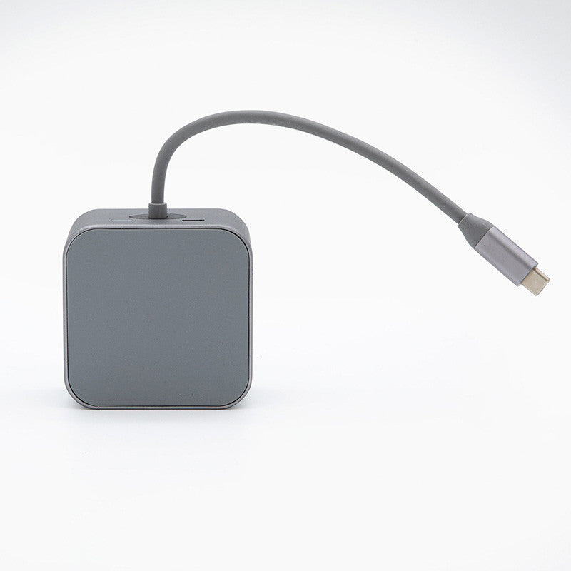Getttech GHW-69401 nodo concentrador USB 3.2 Gen 1 (3.1 Gen 1) Type-C Negro, Plata, HDMI