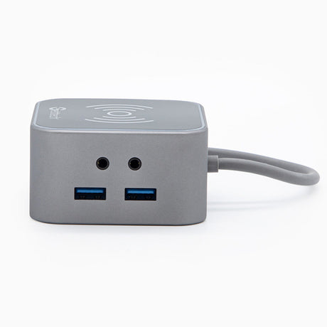 Getttech GHW-69401 nodo concentrador USB 3.2 Gen 1 (3.1 Gen 1) Type-C Negro, Plata, HDMI