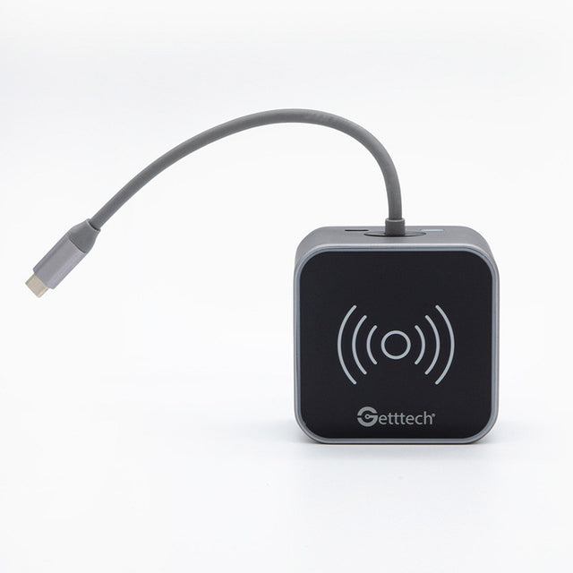Getttech GHW-69401 nodo concentrador USB 3.2 Gen 1 (3.1 Gen 1) Type-C Negro, Plata, HDMI