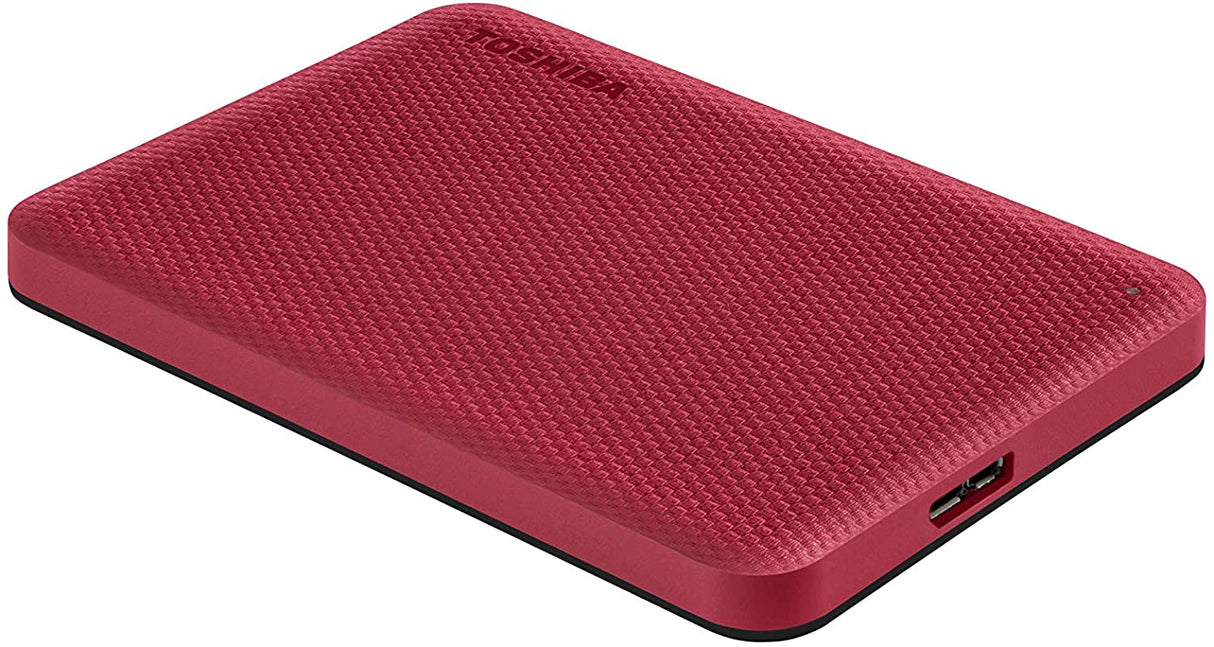 Toshiba Canvio Advance disco duro externo 4 TB 2.5" Micro-USB B 2.0/3.2 Gen 1 (3.1 Gen 1) Rojo