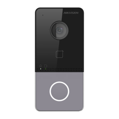 Hikvision DS-KV6113-WPE1(C) sistema de intercomunicación de video 2 MP Negro, Gris, 1920 x 1080 Pixeles, 720p, 1080p