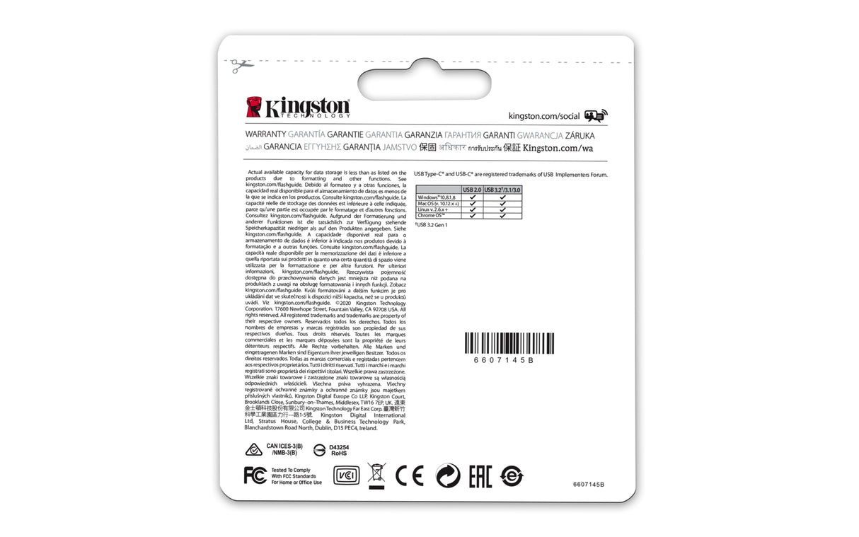 Kingston Technology 128GB DataTraveler microDuo 3C 200MB/s dual USB-A + USB-C Memoria Flash 128 GB USB Type-A / USB Type