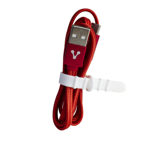 Vorago CAB-123 cable USB USB 2.0 1 m USB A USB C Rojo, CAB-123-RD | Cables USB