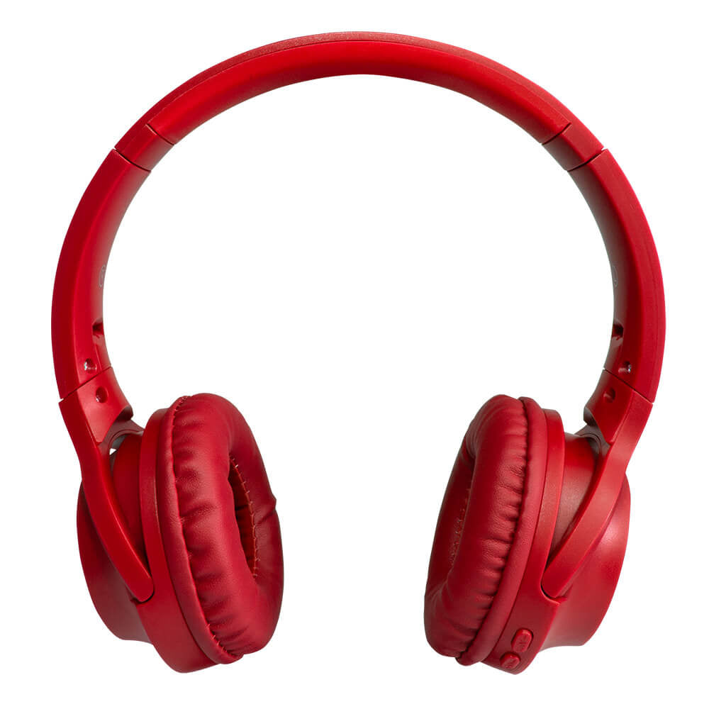 Vorago HPB-200 Auriculares Inalámbrico y alámbrico Diadema Llamadas/Música Bluetooth Rojo, 20 - 20000 Hz, 120 g