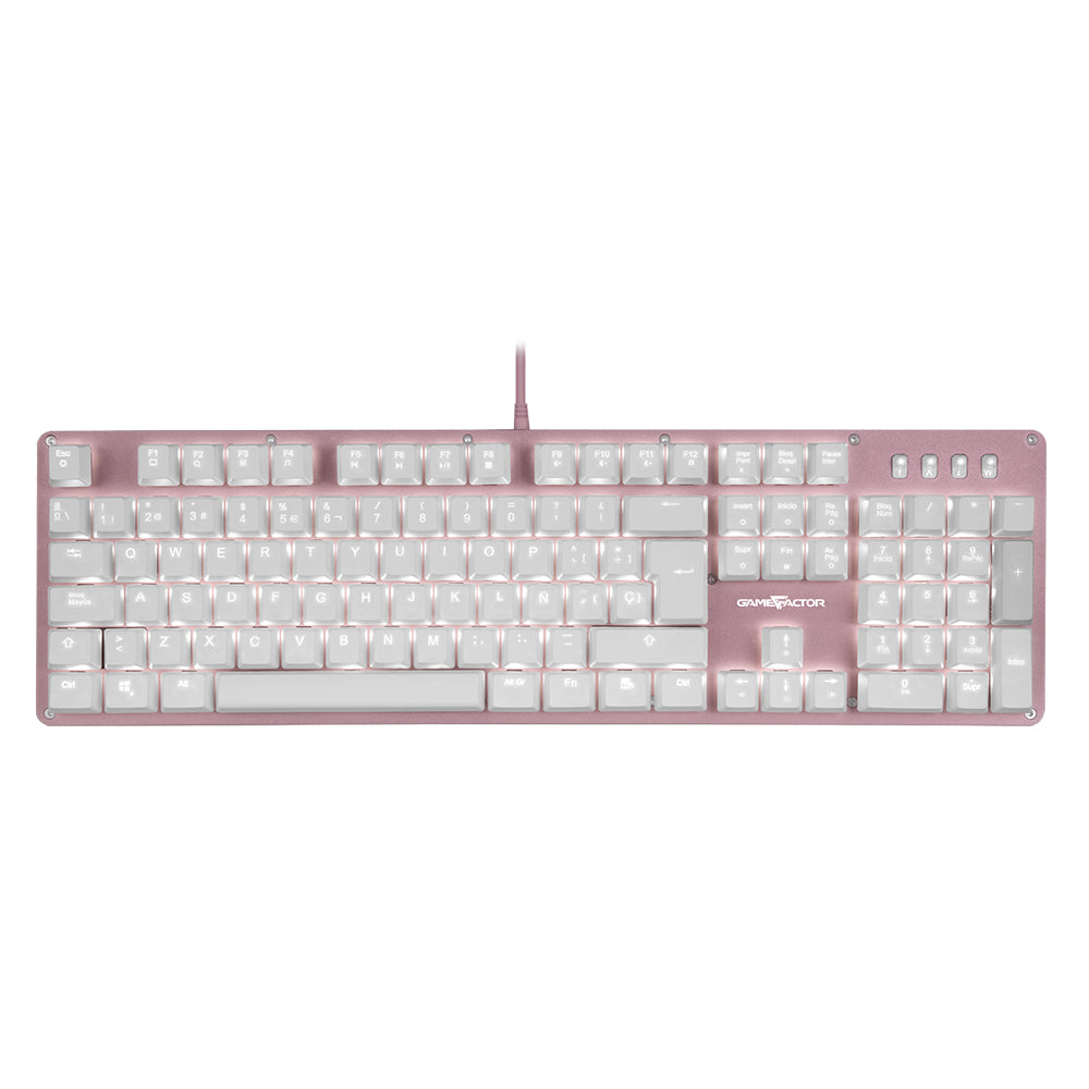 Vorago KBG400-PK-RD teclado Juego USB Español, Tamaño completo (100%), Alámbrico, Interruptor mecánico