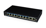 UTEPO UTP3-SW08-TP120-A1 dispositivo de redes No administrado Fast Ethernet (10/100) Energía sobre Ethernet (PoE) Negro