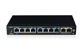 UTEPO UTP3-SW08-TP120-A1 dispositivo de redes No administrado Fast Ethernet (10/100) Energía sobre Ethernet (PoE) Negro