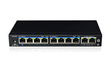 UTEPO UTP3-SW08-TP120-A1 dispositivo de redes No administrado Fast Ethernet (10/100) Energía sobre Ethernet (PoE) Negro