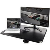StarTech.com Escritorio Móvil de Pie - Carrito Mesa Portátil Ajustable de Pie Ergonómica con Ruedas - Estación de Trabaj