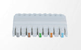 SBE Tech SBE-GALLETA-4P cambiador de género para cable Blanco
