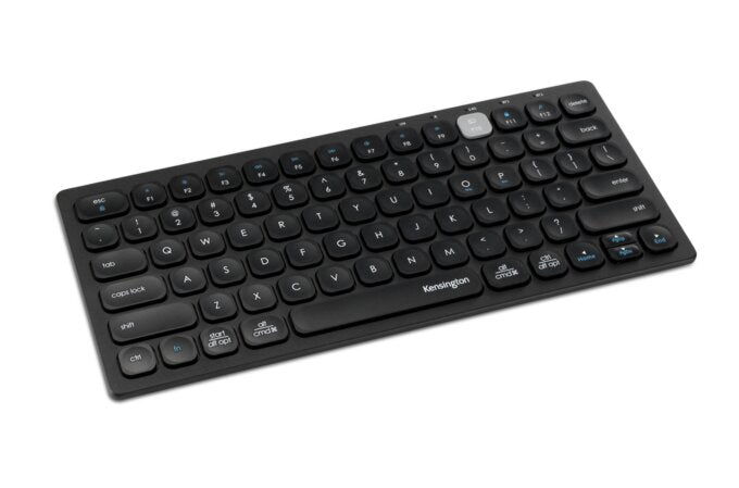 Kensington Teclado compacto multidispositivo con tecnología inalámbrica dual Teclado Universal Inalámbrico RF Wireless + Bluetooth QWERTY