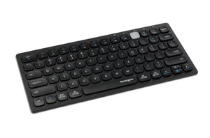 Kensington Teclado compacto multidispositivo con tecnología inalámbrica dual Teclado Universal Inalámbrico RF Wireless + Bluetooth QWERTY