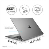 HP ZBook Firefly 14 G7 Intel® Core™ i7 i7-10510U Estación de trabajo móvil 35.6 cm (14") Full HD 16 GB DDR4-SDRAM 512 GB SSD NVIDIA Quadro P520