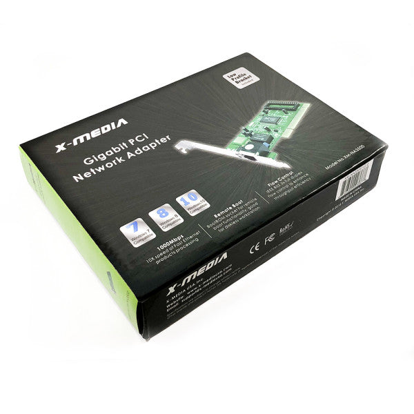 X-Media XM-NA3500 tarjeta de red Interno Ethernet 2000 Mbit/s, Alámbrico, PCI Express