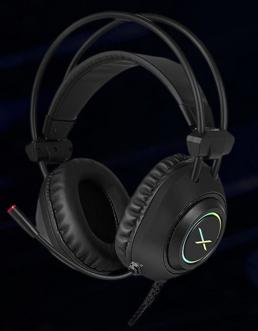 XZEAL Diadema XZHD205B - Diademas, Negro, USB, 3.5 mm, 2, 1 m Auriculares Alámbrico Juego