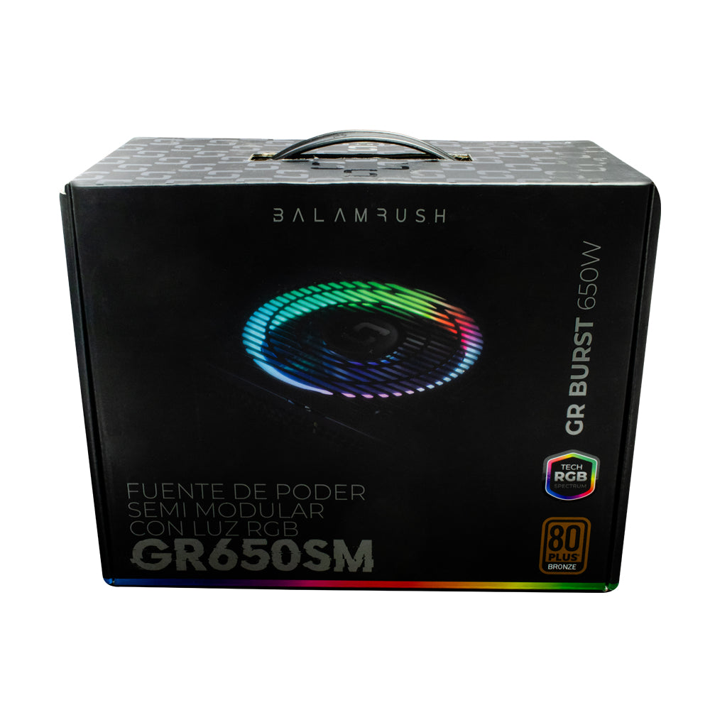 Balam Rush GR 650W unidad de fuente de alimentación 20+4 pin ATX ATX Negro