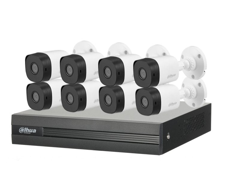 KIT DE CAMARAS DAHUA KITXVR1B08-I+8-B2A21  KIT DE 8 CANALES 1080P LITE WIZSENSE COOPER-I H.265+ 8 CAMARAS B2A21 1080P ME