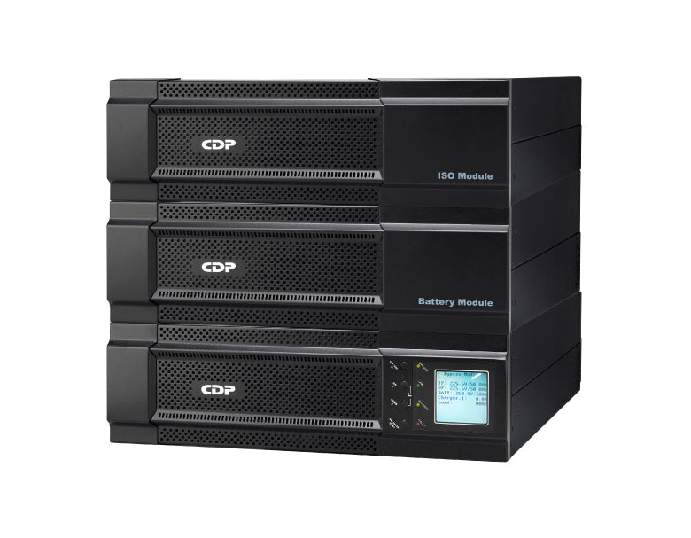 CDP UPO22-10RTAXK 10KVA/10KW KIT UPS Online Incluye PM TM BM MBS1 PF UL, FCC, 220 Vac 10U UPS Doble conversión (en línea) 10 kVA 10000 W Seno