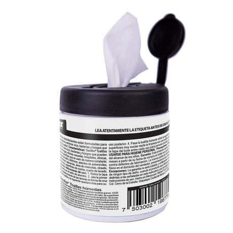 Toallas Desinfectante Sanifex, 30 Piezas, Efecto Antibacterial, 15x20cm.