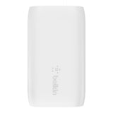 Belkin WCB007DQWH cargador de dispositivo móvil Smartphone, Tableta Blanco Corriente alterna, USB Carga rápida Interior