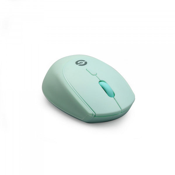 Getttech GAC-24408M ratón Oficina RF inalámbrico Óptico 1600 DPI, Blanco
