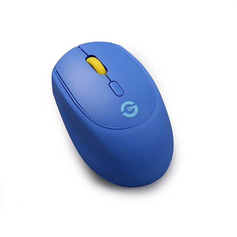 Getttech GAC-24406B ratón Oficina RF inalámbrico Óptico 1600 DPI, Azul