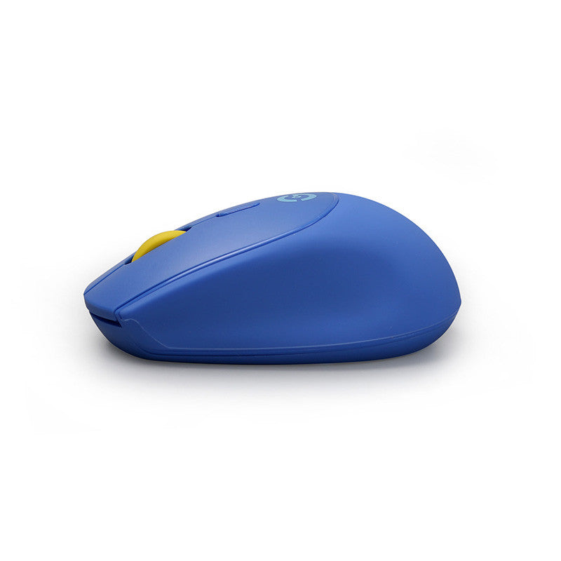 Getttech GAC-24406B ratón Oficina RF inalámbrico Óptico 1600 DPI, Azul