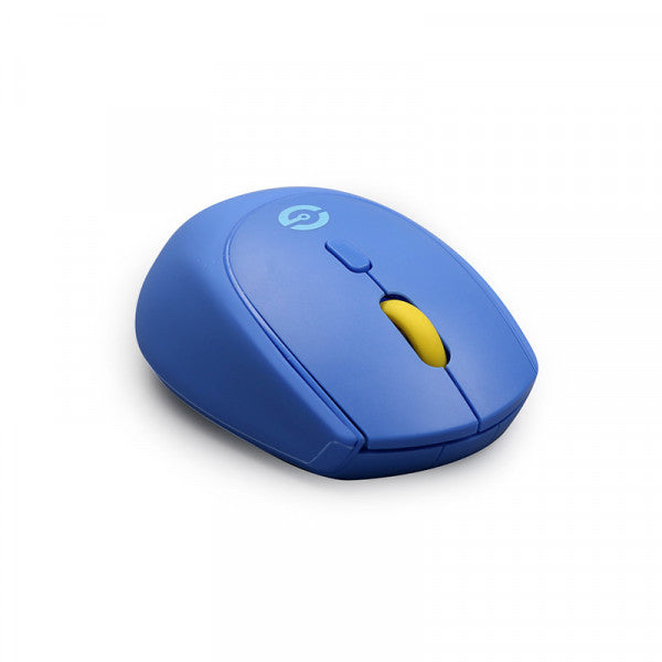 Getttech GAC-24406B ratón Oficina RF inalámbrico Óptico 1600 DPI, Azul