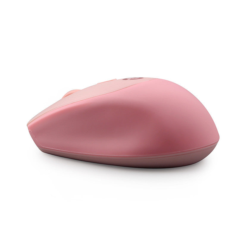 Getttech GAC-24404P ratón Oficina Ambidiestro RF inalámbrico Óptico 1600 DPI, Rosa